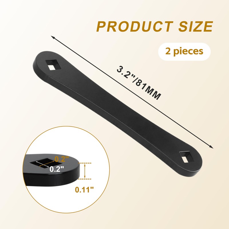 eaacaa 2 Pcs Acetylene Tank Wrench - for B &