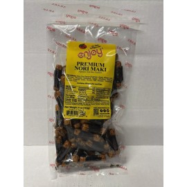 Enjoy Premium Nori Maki Japanese Rice Crackers 4oz Resealable Bag x1