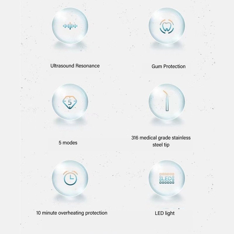 Electric Water Oral Flosser 5 Modes Remove Tartar Stains High