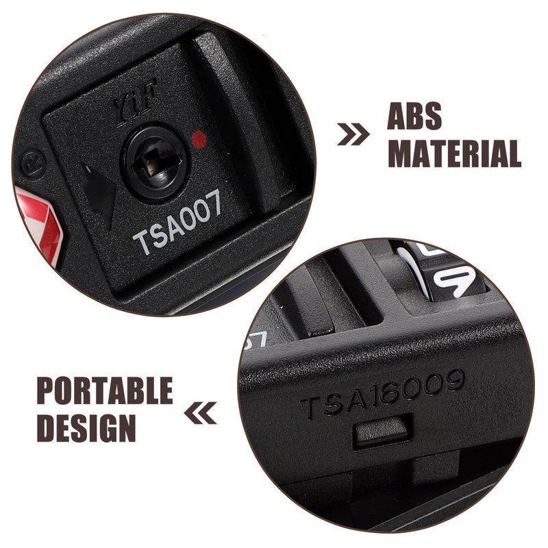 ULTECHNOVO Tsa Security Lock Customs Code Lock Luggage Travel Lock