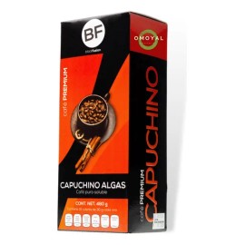 Café Premium Capuchino Algas Black Fusión 16 Sobres De 30g