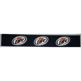 Miller Lite Beer Rail Bar Mat Runner Drip Mat