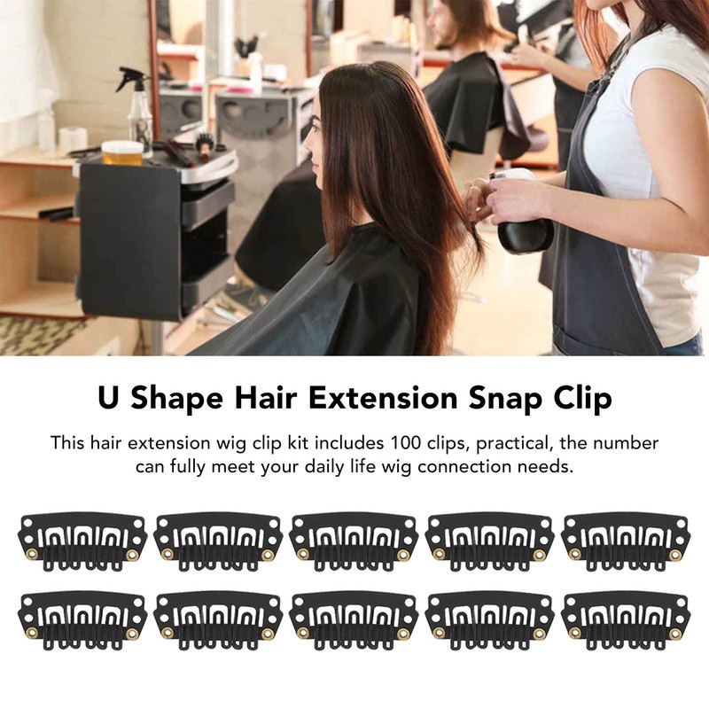 Clip de Presión de Extensión de Cabello en Forma de