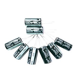 10000uF 16V 16X30mm +/-20% -25°C to +105°C 5PCS Aluminum Electrolytic Capacitor