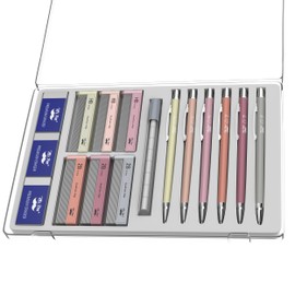 Mr. Pen- Mechanical Pencil Set with Lead and Erasers Refills, 6 Pack, Boho Theme, 0.5mm & 0.7 mm, Cute Aesthetic Pastel Led Pencils 0.7mm, Christmas Gift