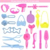BARWA 43 PCS Doll Accessories Travel Toiletries Clip Bag Crown