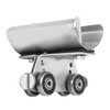 Stainless Steel Track Roller Wheel Trolley 24mm Pulley Diameter Cable