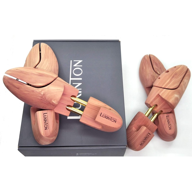 Luxinton Cedar Shoe Tree Boot Keeper for Men Luka 2-pack