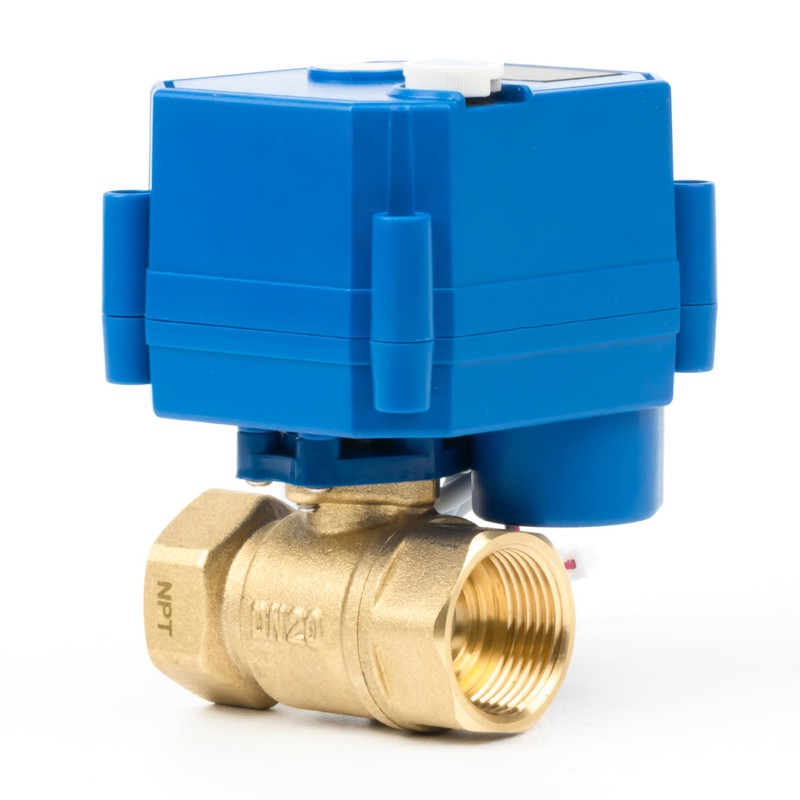 U.S. Solid Motor Ball Valve with Manual Function - 3/4
