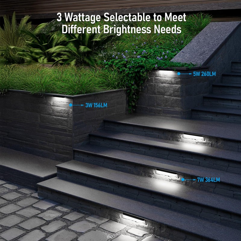 LEONLITE 12 Inch LED Hardscape Lighting, Update Retaining Wall Lights,