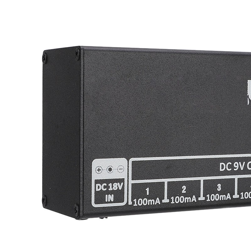 Guitar Effect Pedal Power Supply 10 Independent DC 9V 12V
