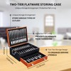 Silverware Storage Box, Wood Chest - without Cutlery - Tarnish