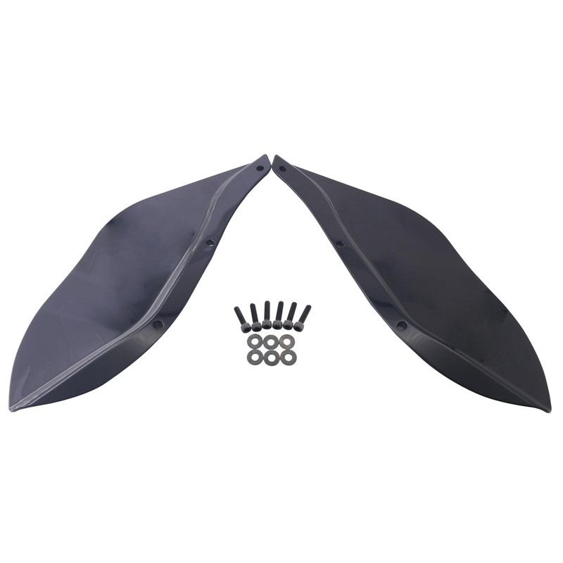 Black Fairing Air Deflectors Side Wing Windshield Side Cover for