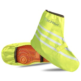 Nogsay Waterproof Overshoes Bicycle, Unisex Rain Overshoes Bicycle Waterproof, Rain Shoes Bicycle Covers, Rain Cover Gaiters for Cyclists with Reflectors, Bicycle Overshoes Rain