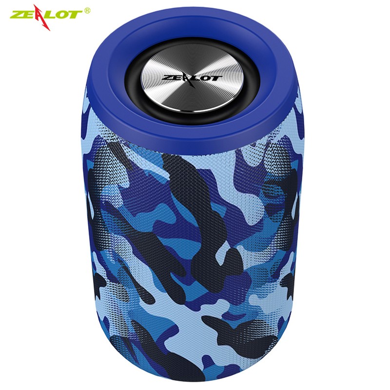 ZEALOT S32 Marine Camouflage TWS Bluetooth Portable Speaker Outdoor Waterproof
