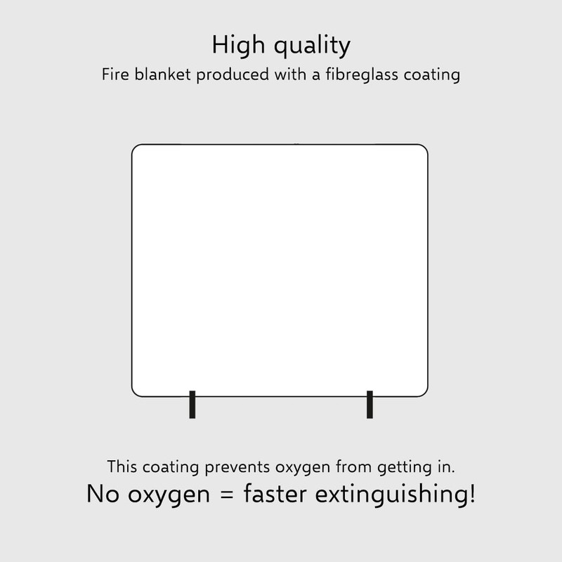 ELRO Fire Blankets FB1300 Fire Blanket 1.2 m x 1.2