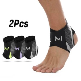 남녀 공용 쿠퍼 발목 보호대 압박 양말 2개 일상 스포츠 운동 웨이트리프팅용 [2pcs 2] Unisex Cooper Ankle Support Compression Socks 2pcs for Daily Sports Weightlifting