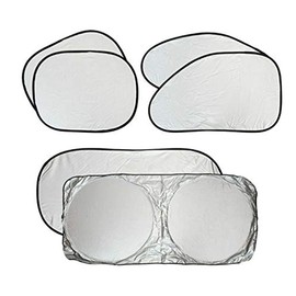 6pcs Riloer Foldable Large Sun Shade Truck Van Car Windshield Visor Block Cover Car Windshield Sun Shade Visor