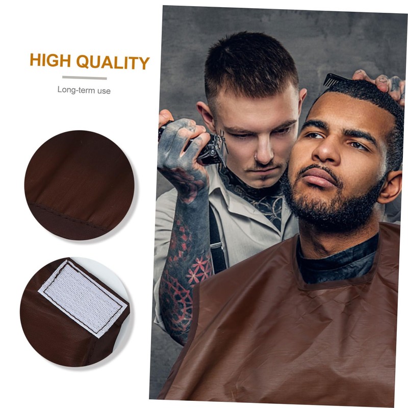 FOMIYES Portable Hair Cut Cape Waterproof Shaving Cape Multipurpose Hairdressing