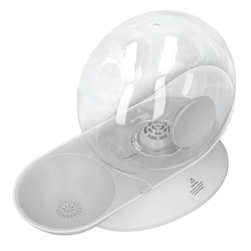 Pet Water Dispenser Snail Shape Automatic Transparent 2.8L Large Capacity