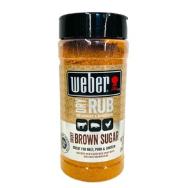 Weber Smoky Brown Sugar Dry Rub For Smoking & Barbecuing 12 oz