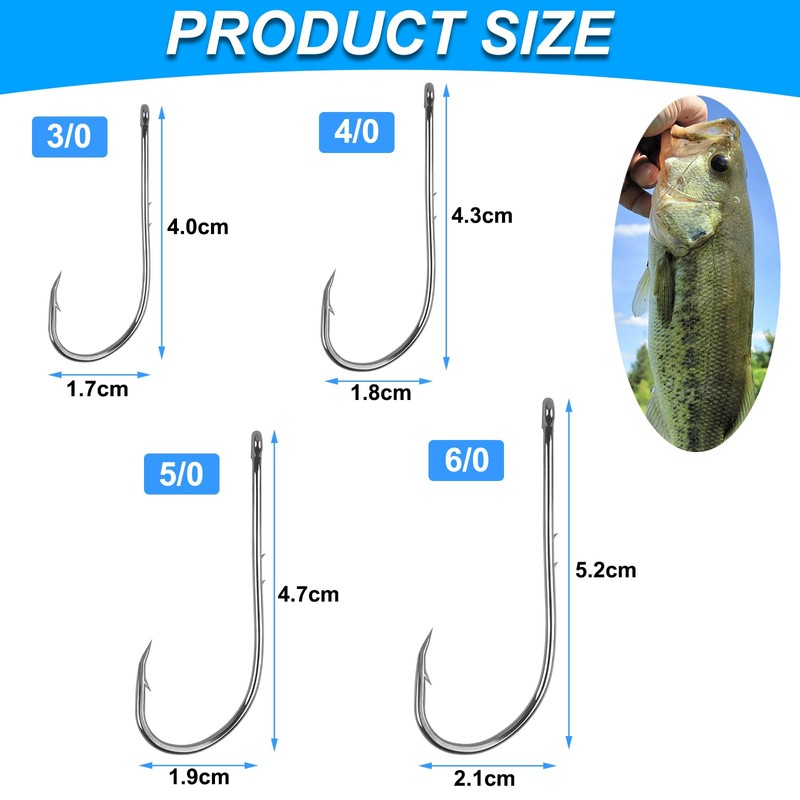 Baitholder Fishing Hooks Long Shank Beak Bait Holder Hooks Black