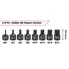 MIXPOWER 3/8" Drive Master Hex Bit Impact Socket Set, Solid
