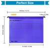MerryNine A4 Hanging Files Polypropylene Filing Cabinet Hanging Files with
