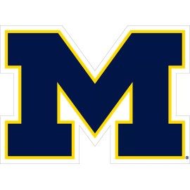 Michigan Wolverines Durable Decal M Scratch Fade Resistant.Dish
