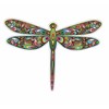 Dragonfly Beautiful Tie Dye Full Color Indoor Outdoor Car SUV