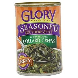 , Seasoned, Collard Greens in Turkey Broth, 14.5oz Can (Pack of 6) 1