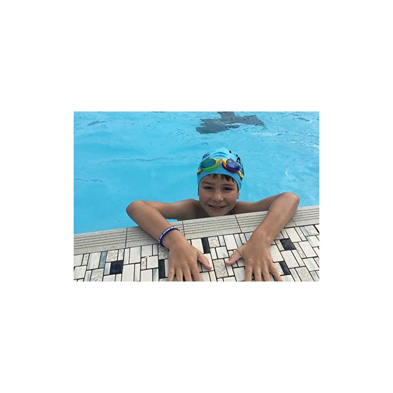 Cochlear Implant Medical Alert Band (Blue, Medium (7.09"))