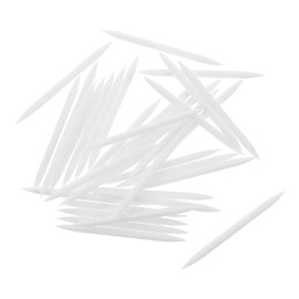 PACKOVE 50pcs Silicone Eyeliner Brush Heads Replacement Tips Soft Precision Brush Heads for DIY Eyeliner All Purpose Eye Makeup Tool for Effortless Detailing and Lasting Looks