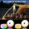 Camping String Lights, 3 in 1 Quick Storage 32.8FT Rechargeable