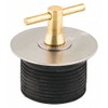 Shaw Plugs 2-1/2" Turn-Tite Mech Expansion Plug, Brass, Zinc Plated