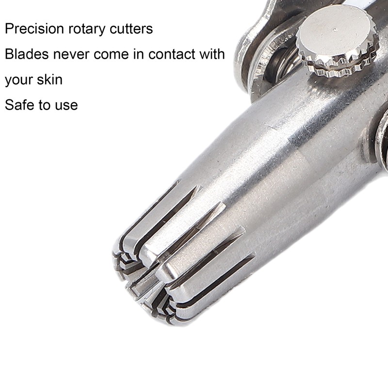 Nose Hair Trimmer Set Stainless Steel Nail Clipper Clean Brush