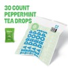 Tea Drops 30 Bulk Pack Organic Peppermint Bagless Tea -