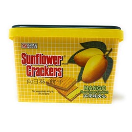 Croley Foods Sunflower Crackers Mango Flavor Cream Sandwhich 28.3oz 800g