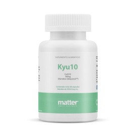 MATTER SMART NUTRIENTS | KYU10 | Suplemento alimenticio con CoQ10 (Kaneka Ubiquinol)| 60 cápsulas vegetales | Sin Azúcar |Sin Gluten | Sin OGMs | Veganas