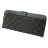 Indenya 2107-01-167 Long Wallet, Bundle, Large, Thin, Deer Leather, Black