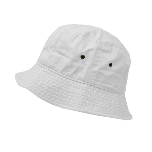 Glory Max Unisex Solid Color 100% Cotton Bucket Hat Small