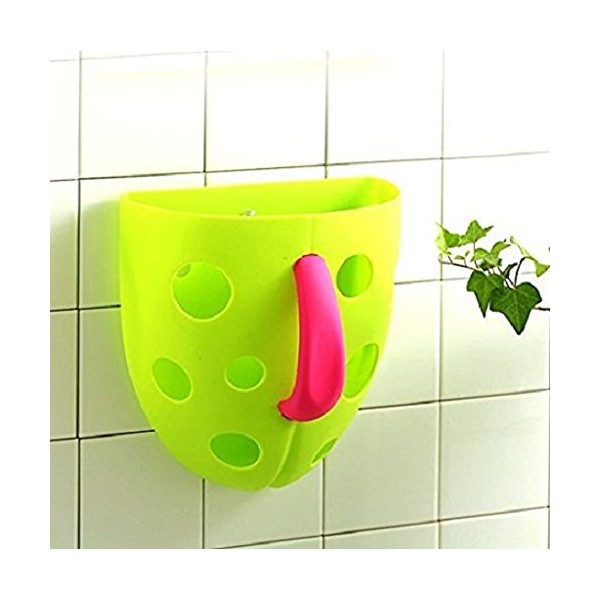 MasterPro Scoop Drain and Store Bath Toy Organizer (Green)