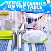 Countertop Utensil Holder Stainless Steel - 5.5 x 4.5" Stainless