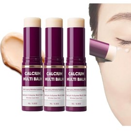 Bálsamo Multi Volumen de Colágeno y Elastina para Cuidado de Ojos, Cuello y Rostro, Hidratante Anti-Arrugas, Mantiene La Piel Húmeda Y Suave, 3pcs    