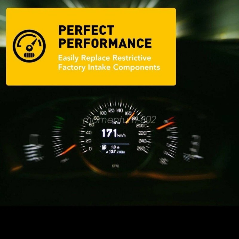 ZERO TOWN Cold Air Intake Filter Induction Kit Pipe Power