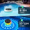 Solar Floating Pool Lights, 6.4" Solar Pool Lights that Float,