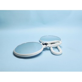 Stianiiie 1X 15X Handheld Mirror with Handle for Travel， Magnifying Mirror, Rotation Adjustable Handle, Double Sided Folding, Mirror for Women for Eyes Makeup Travel Table Desk Shaving