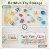 XZSKD Bath Toy Storage, Bathroom Toy Storage Bag with Multiple