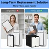 7-Pack Replacement Filters Compatible with Air Doctor 3000, 3000Pro Air