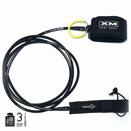 XM Surfboard Leash/Power-Clip/Big Wave (.313in) // Made in USA / 3 Year Stoked Warranty